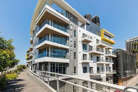 The Crest luxury apartment complex in Downtown Long Beach, California